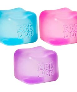 NeeDoh Nice Cube ?C Solid Squish ?C 3 Pack (Assorted)