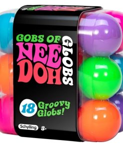 NeeDoh Teenie Globs ?C Mini Sensory Balls ?C 18 Pack