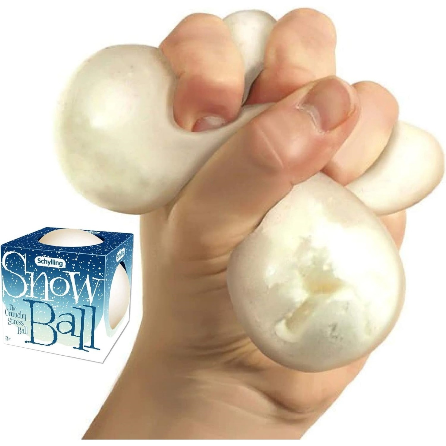 NeeDoh Snow Ball Stress Balls ?C Crunchy & Squishy ?C 2 Pack - Image 3