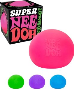 Super NeeDoh ?C Jumbo Stress Ball ?C 4.5″ ?C Assorted