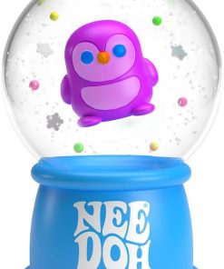 Schylling NeeDoh Squishmas Squish N' Snow Globes - Christmas Squeeze Toy - Assorted Colors - Ages 3 to Adult (Pack of 1)