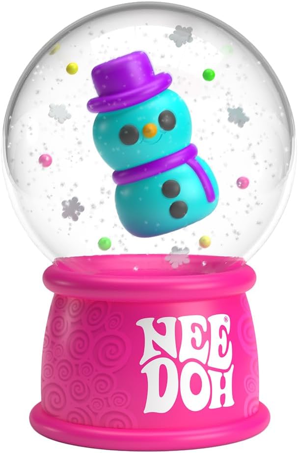 Schylling NeeDoh Squishmas Squish N' Snow Globes - Christmas Squeeze Toy - Assorted Colors - Ages 3 to Adult (Pack of 1) - Image 2